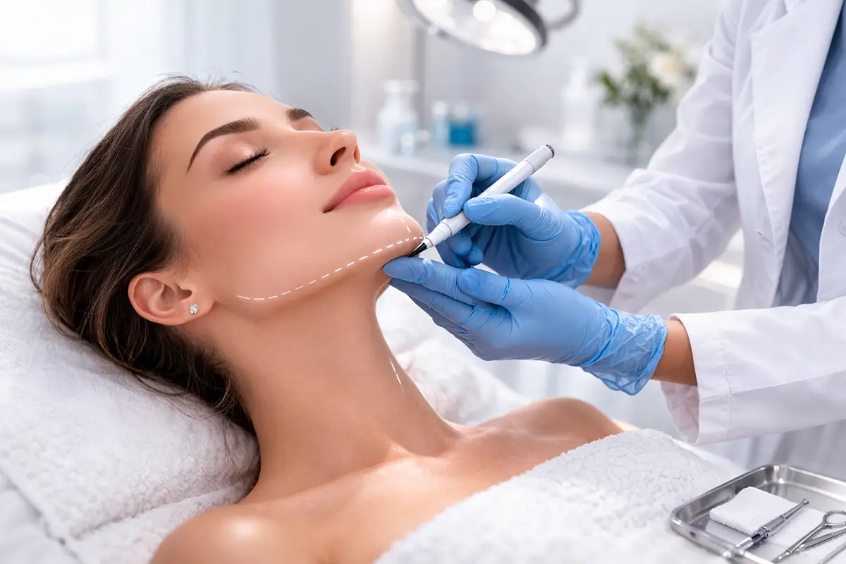 Cirugía de aumento de mentón o mentoplastia para mejorar el perfil facial realizada por cirujano plástico certificado